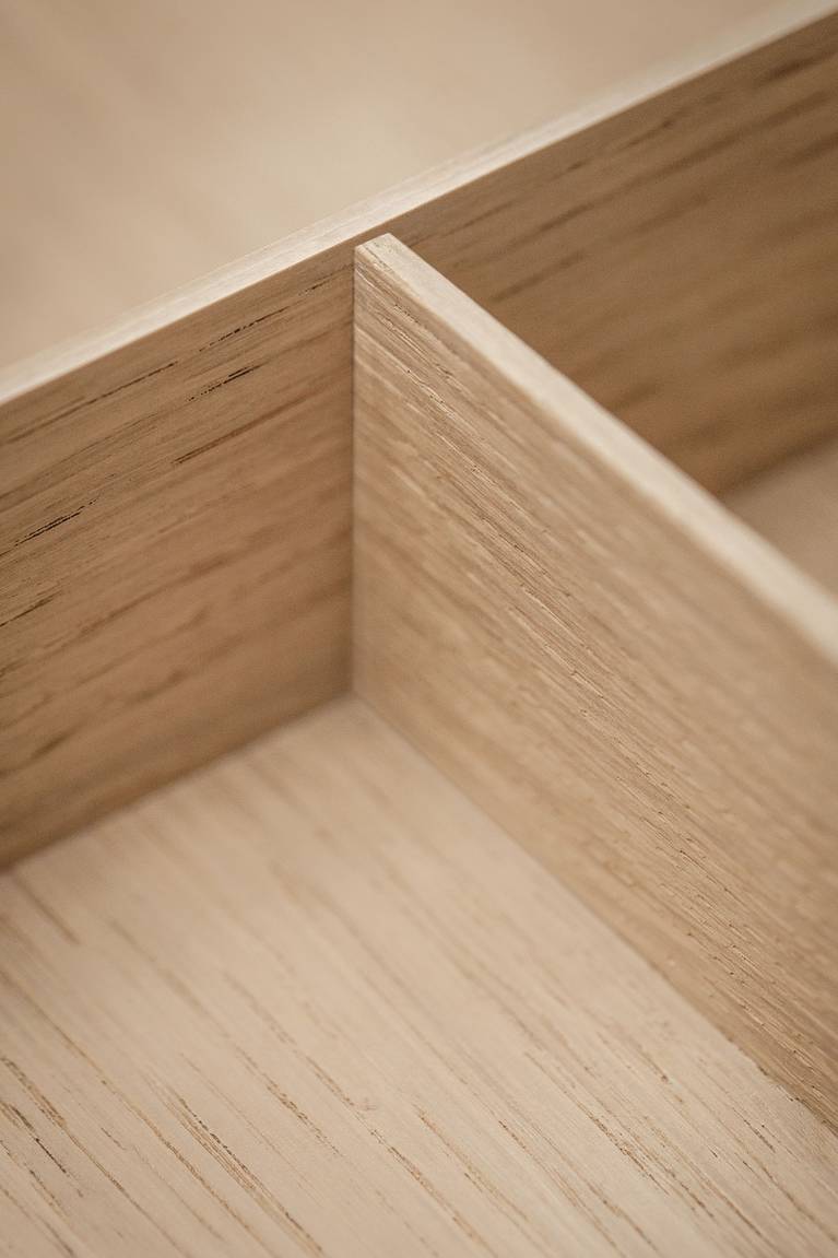 Cutlery inserts in light oak from SieMatic Wooden Interior Accessories for the kitchen