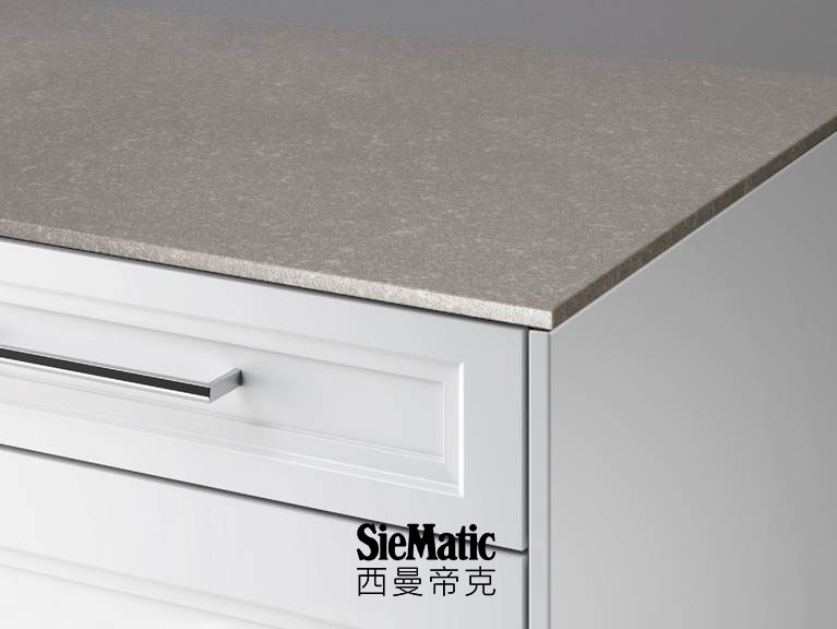 SieMatic StoneDesign kitchen countertop in 1 cm thickness look